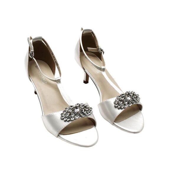 Benjamin Walk Corp. Women S Dyeables Ophelia T Strap Sandals - Picture 1 of 7